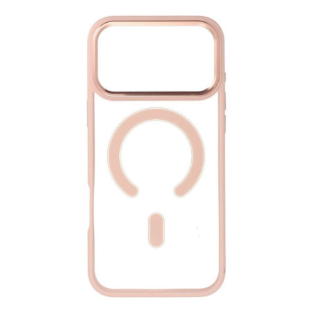 Case for iPhone 17 PRO MAX Color Edge Mag Cover compatible with MagSafe pink