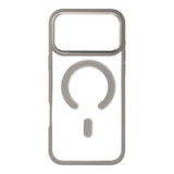 Case for iPhone 17 PRO MAX Color Edge Mag Cover compatible with MagSafe titanium-gray