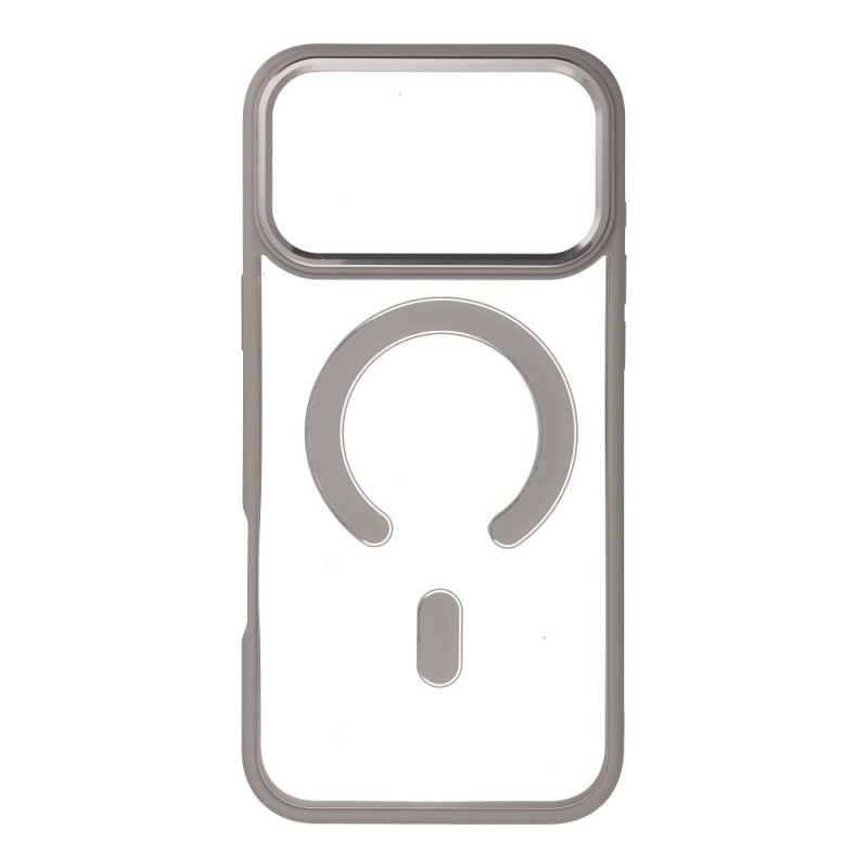 Case for iPhone 17 PRO MAX Color Edge Mag Cover compatible with MagSafe titanium-gray