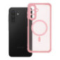 Case for Samsung A17 Full Matte Mag Cover compatible with MagSafe light pink