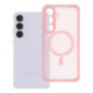 Case for Samsung S25 FE Full Matte Mag Cover compatible with MagSafe light pink