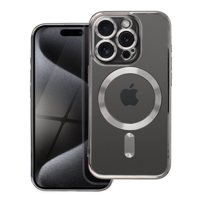 Case for Xiaomi Redmi 15C (173,16 x 81,07 x 8,2) Electro Mag Cover compatible with MagSafe titanium Case for Xiaomi Redmi 15C (173,16 x 81,07 x 8,2) Electro Mag Cover compatible with MagSafe titanium