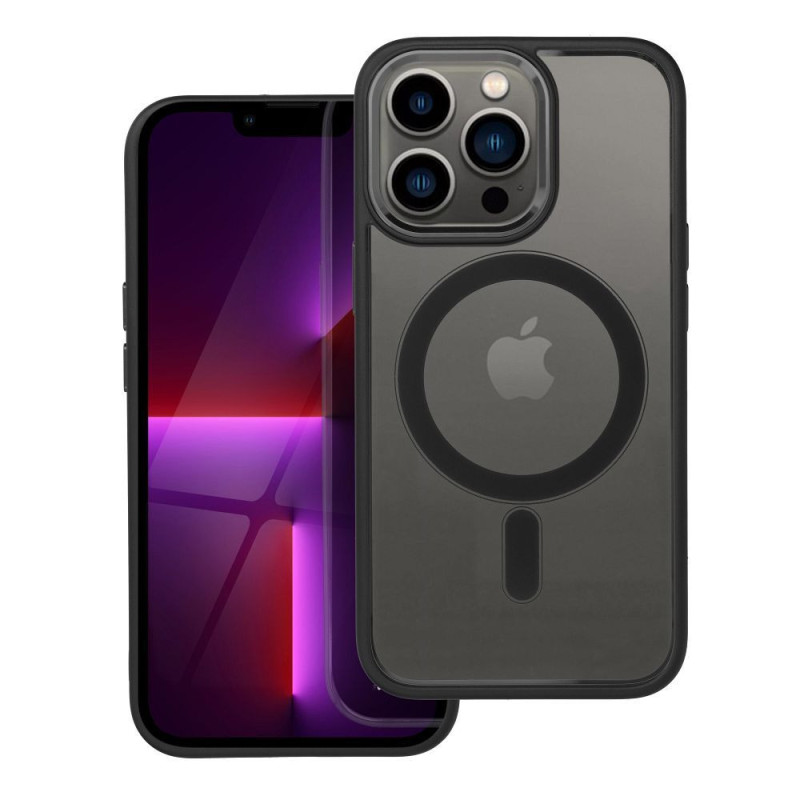 Case for iPhone 13 PRO Color Edge Mag Cover compatible with MagSafe black