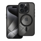 Case for iPhone 15 PRO Color Edge Mag Cover compatible with MagSafe black