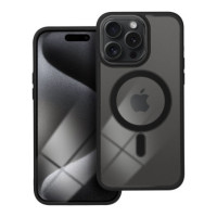 Case for iPhone 15 PRO MAX Color Edge Mag Cover compatible with MagSafe black