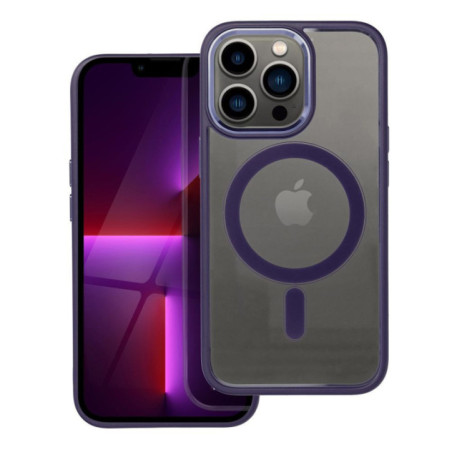 Case for iPhone 13 PRO Color Edge Mag Cover compatible with MagSafe purple