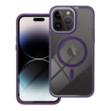 Case for iPhone 14 PRO MAX Color Edge Mag Cover compatible with MagSafe purple