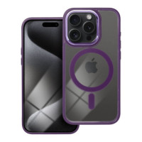 Case for iPhone 15 PRO Color Edge Mag Cover compatible with MagSafe purple