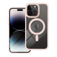 Case for iPhone 14 PRO MAX Color Edge Mag Cover compatible with MagSafe pink