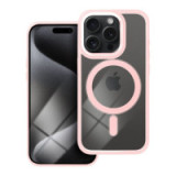 Case for iPhone 15 PRO Color Edge Mag Cover compatible with MagSafe pink