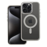 Case for iPhone 15 PRO MAX Color Edge Mag Cover compatible with MagSafe titanium-gray