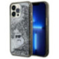 KARL LAGERFELD case for IPHONE 13 Pro KLHCP13LLKCNSK (Liquid Glitter C) transparent