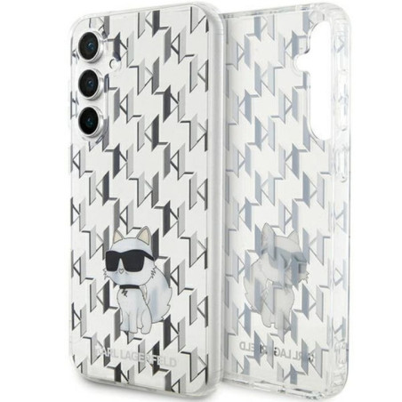 KARL LAGERFELD case for SAMSUNG S23 FE KLHCS23FEHNCMKLT (Monogram) transaprent
