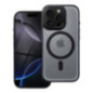 Case for iPhone 16 PRO Matte Mag Cover compatible with MagSafe black