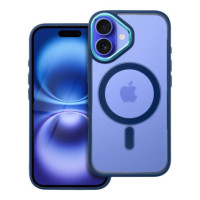 Case for iPhone 16 Color Edge Mag Cover compatible with MagSafe blue