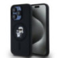 KARL LAGERFELD case for IPHONE 15 Pro compatible with MagSafe KLHMP15LSCMKCRHK (Silicone KC Body Ring) black KARL LAGERFELD case for IPHONE 15 Pro compatible with MagSafe KLHMP15LSCMKCRHK (Silicone KC Body Ring) black