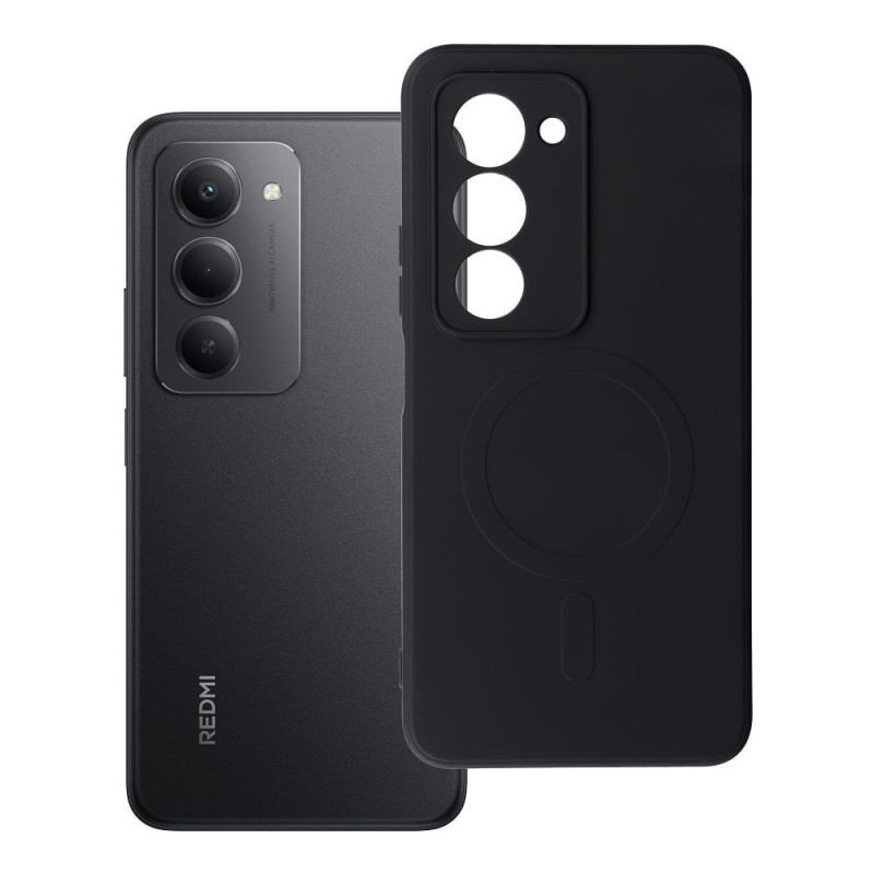 Case for Xiaomi Redmi 15 4G / 5G (171,1mm) Silicone Mag Cover compatible with MagSafe black