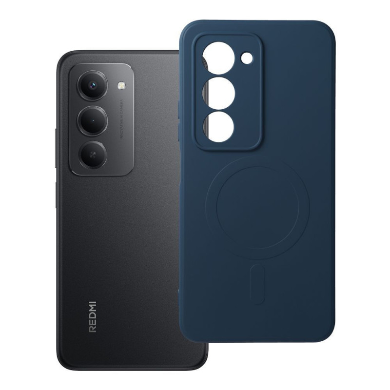 Case for Xiaomi Redmi 15 4G / 5G (171,1mm) Silicone Mag Cover compatible with MagSafe blue