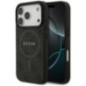 GUESS case for IPHONE 17 Pro compatible with MagSafe GUHMP17LG4GFRK (PU 4G Ring Classic Logo) black