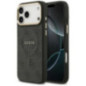 GUESS case for IPHONE 17 Pro Max compatible with MagSafe GUHMP17XP4MSEGCK (PU 4G W/ Classic) black