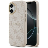 GUESS case for IPHONE 17 compatible with MagSafe GUHMP17SP4MSEGCP (PU 4G W/ Classic) pink