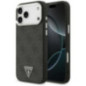 GUESS case for IPHONE 17 Pro Max compatible with MagSafe GUHMP17XP4TSRCMK (PU 4G W/Triangle Logo SL) black