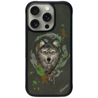 NIMMY case WOLF compatible with MagSafe for IPHONE 16 Pro Max dark gray
