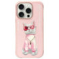 NIMMY case GLASSES COOL CAT for IPHONE 16 Pro pink