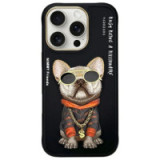 NIMMY case GLASSES COOL DOG for IPHONE 16 Pro Max black
