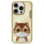 NIMMY case BIG EYED PET 2.0 Cat for IPHONE 16 Pro Max khaki