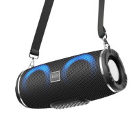 Wireless speaker LED 2 x 5W 2h Hoco HC12 black