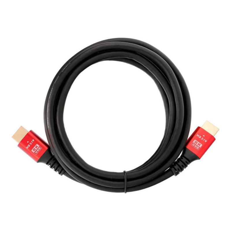 Cable HDMI 2.1 Cable 8K 60Hz / 4K 120Hz ÔÇô Ultra High Speed, HDR, eARC, VRR, 48Gbps 2 m black Cable HDMI 2.1 Cable 8K 60Hz / 4K 120Hz ÔÇô Ultra High Speed, HDR, eARC, VRR, 48Gbps 2 m black
