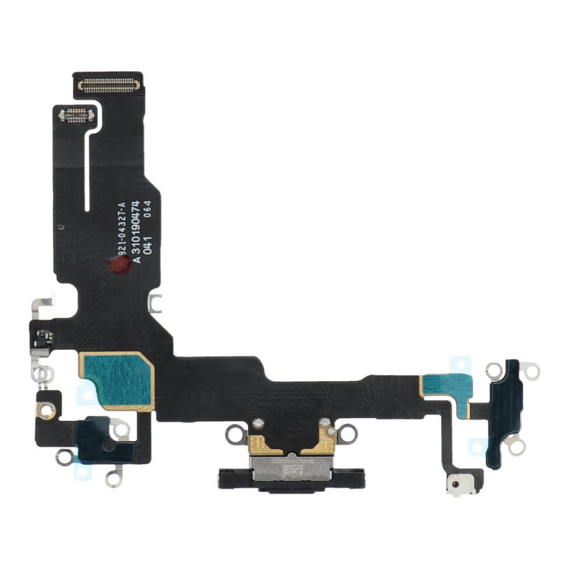 Charging flex USB for IPHONE 15 black OEM