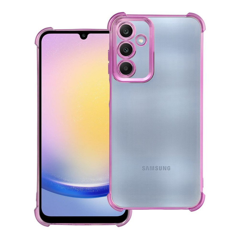 Case for Samsung A25 Antishock Electro purple