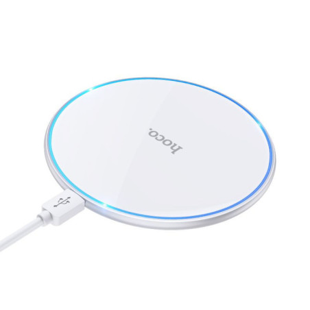 Wireless charger Hoco 2A 15W with light CW6 PRO white