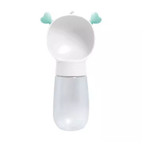 Dog outdoor drinking cup white