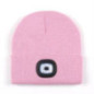 Hat with LED light pink