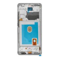 FixCell display LCD SAMSUNG S20 FE OLED with frame white