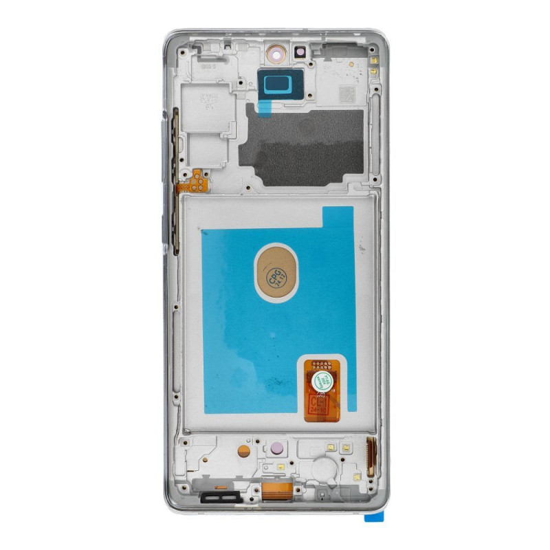 FixCell display LCD SAMSUNG S20 FE OLED with frame white