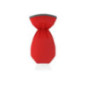 Car snow scraper with glove red
