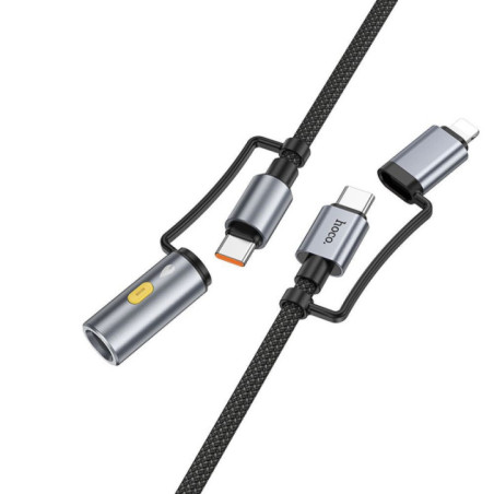 Cable All-in-one USB C / Lightning to USB C / Cigarette lighter Hoco PD 3A 60W 1