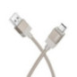 Cable USB A to Micro USB Hoco 2,4A 1 m X110 gold