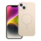 Case for iPhone 14 PLUS Glossy Mag Cover compatible with MagSafe white