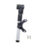 Mini pump with mounting bracket for bike / scooter FSPMP-387 black silver