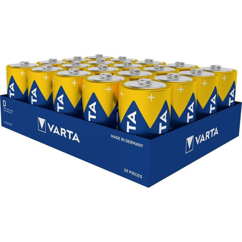 VARTA alkaline battery R20 (Type D) Industrial Pro 20 pcs VARTA alkaline battery R20 (Type D) Industrial Pro 20 pcs