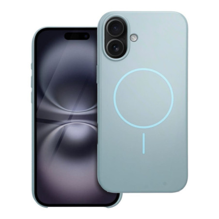 Case for iPhone 16 PLUS Premium Glossy Mag Cover compatible with MagSafe and Camera Control button mint