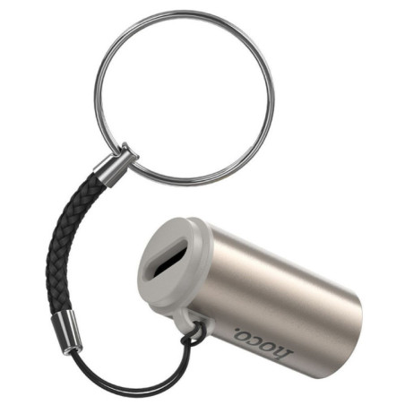 Adapter USB C to cigarette lighter Hoco UA38 gold