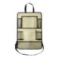 Car organizer for front seats with compartments beige Car organizer for front seats with compartments beige