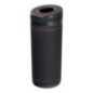 Tube-shaped tissue dispenser with glass break option black