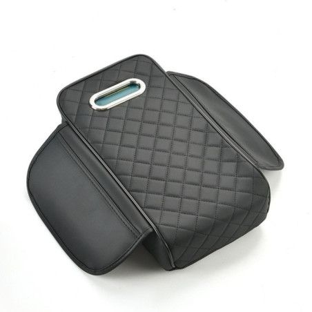 Seat armrest box heightening storage bag black